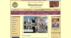 Desktop Screenshot of mandsaur.nic.in